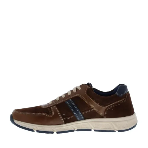 Cypres Wester Heren Sneaker Waxy Crunch Brandy