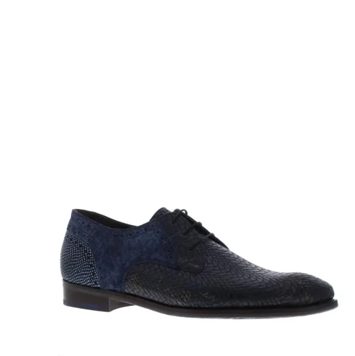 Floris van Bommel Derby Heren Veterschoen DarkBlue