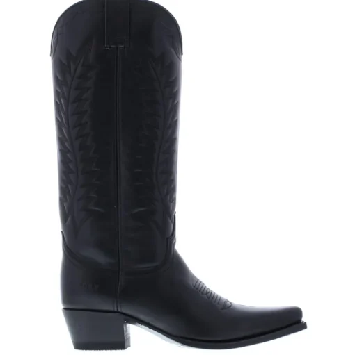 Sendra 17605 Dames Western Laars Salvaje Negro