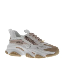 Steve Madden Possession Dames Sneaker Cream Rose Gold